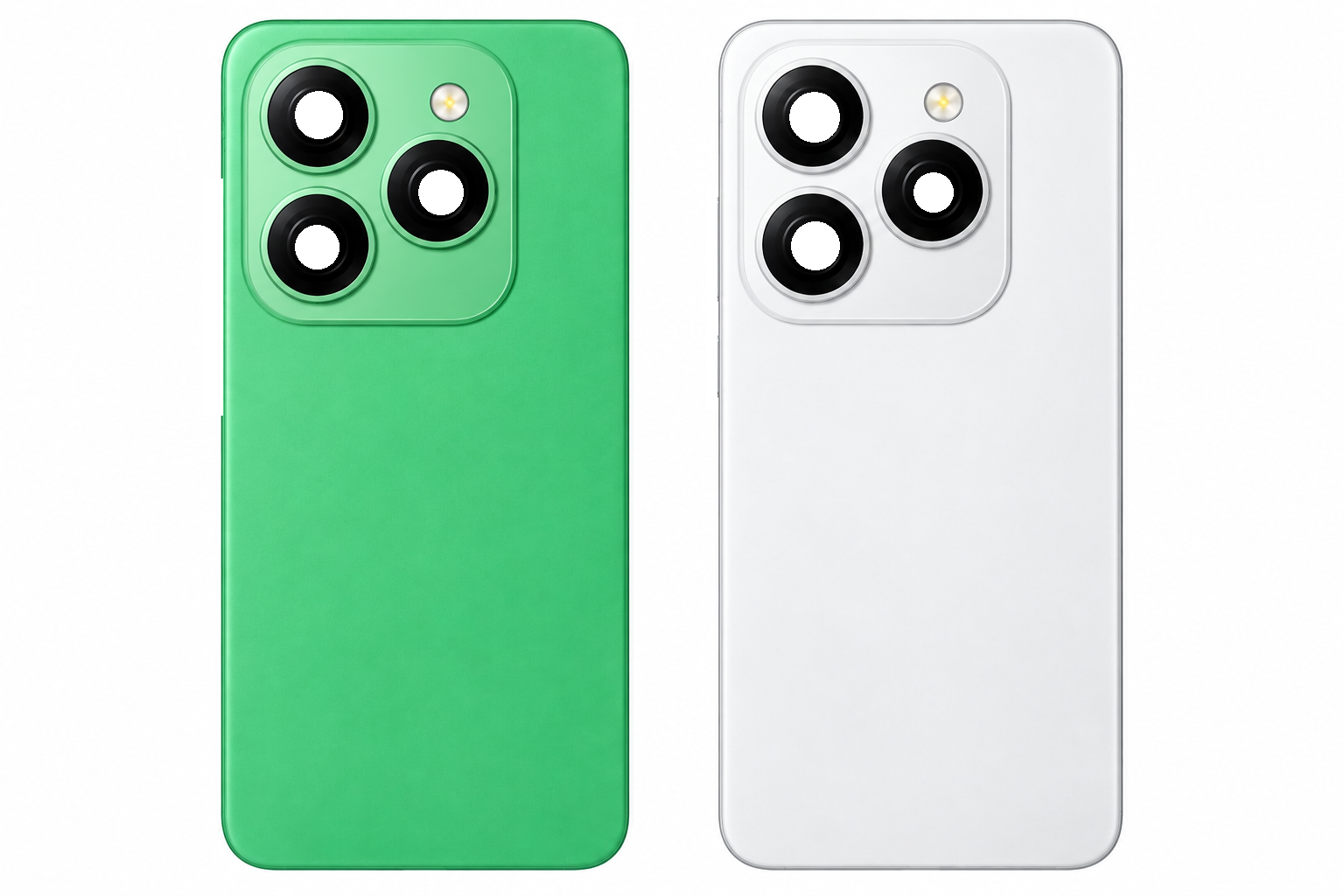 Compatible Replacement for Tecno Spark 20 Pro Back Panel – Green & White
